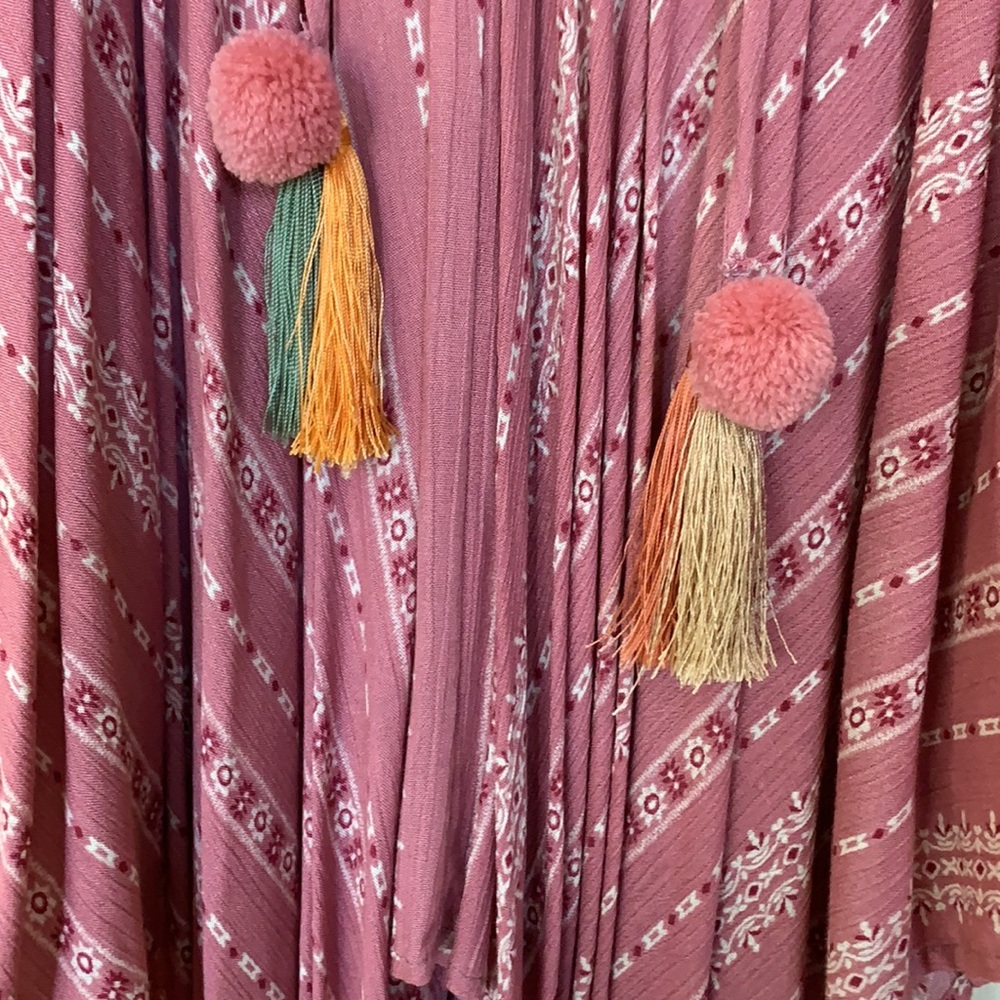 Cover up swimsuit Surf Gypsy Pom Pom Tassel small - Picture 5 of 11